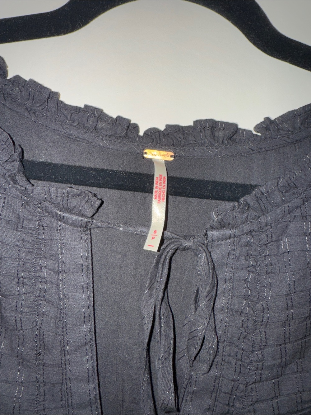 Free People Black Mini Dress - Picture 7 of 9